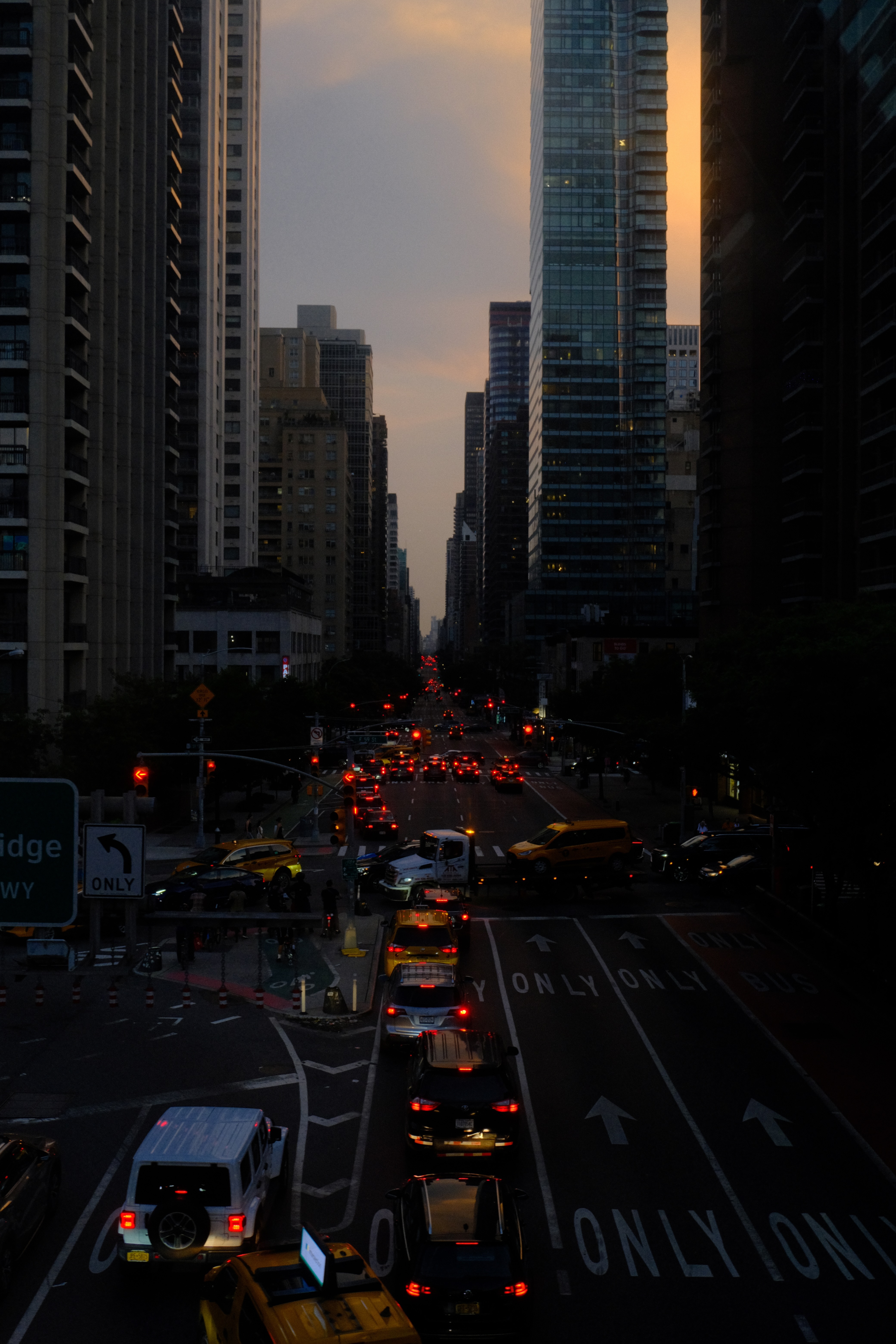 At Dusk, New York